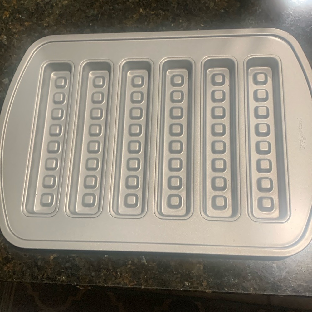 Pampered chef waffle stick pan.